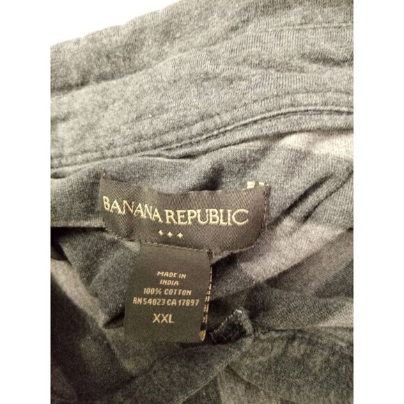 Banana Republic Men's Grey Striped Polo XXL - Picture 3 of 4